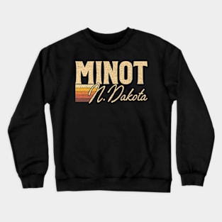 Minot North Dakota Crewneck Sweatshirt